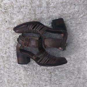 Freebird Distressed Grey Blake Booties Sz. 9